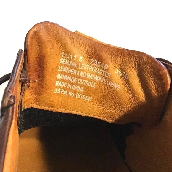 Timberland Men’s Leather Derby Shoes Size 11/11.5 - Picture 8 of 11